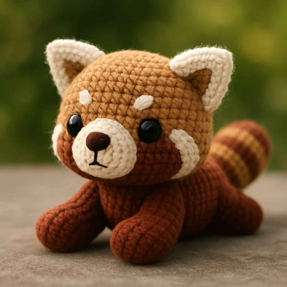 Red Panda Amigurumi Crochet Pattern PDF β Cute Animal Plushie Tutorial β Instant Digital Download