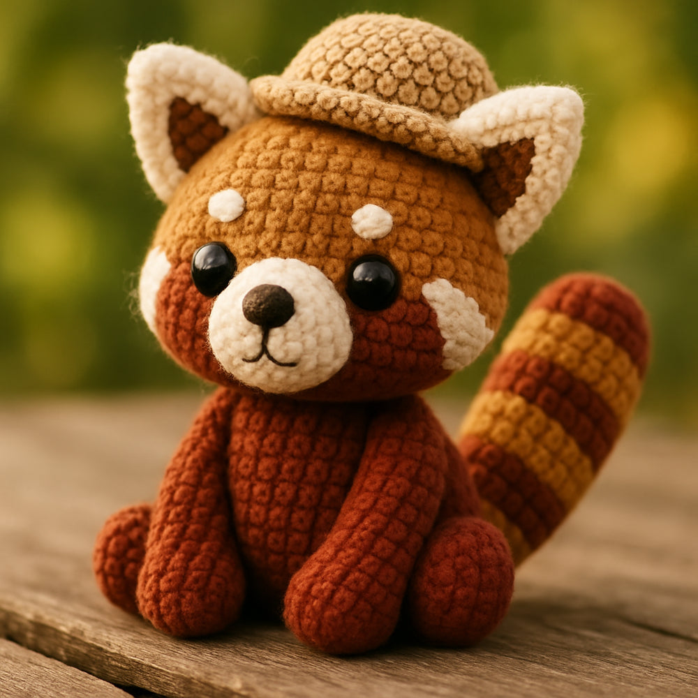 Red Panda Amigurumi Crochet Pattern PDF β Cute Animal Plushie Tutorial β Instant Digital Download