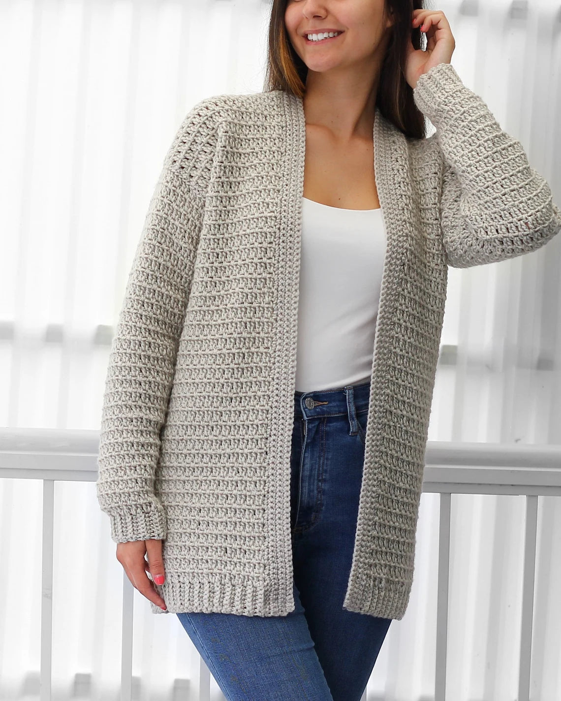 OLIVIA Crochet Cardigan Pattern – PDF Digital Download