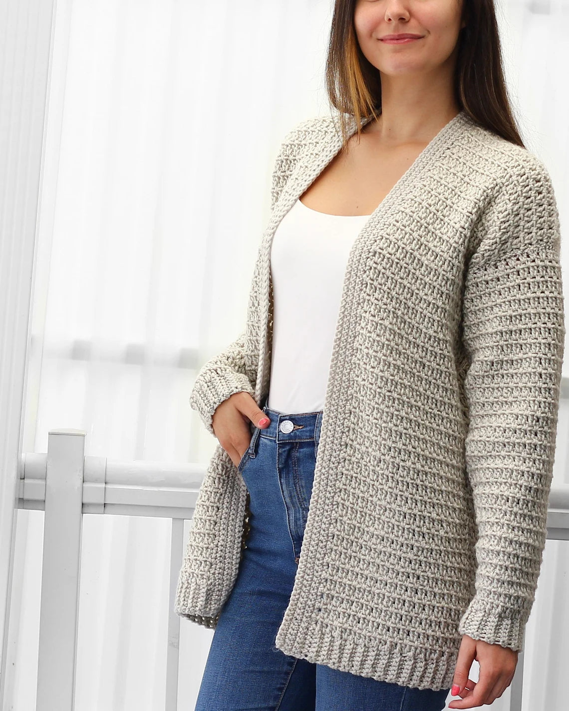 OLIVIA Crochet Cardigan Pattern – PDF Digital Download