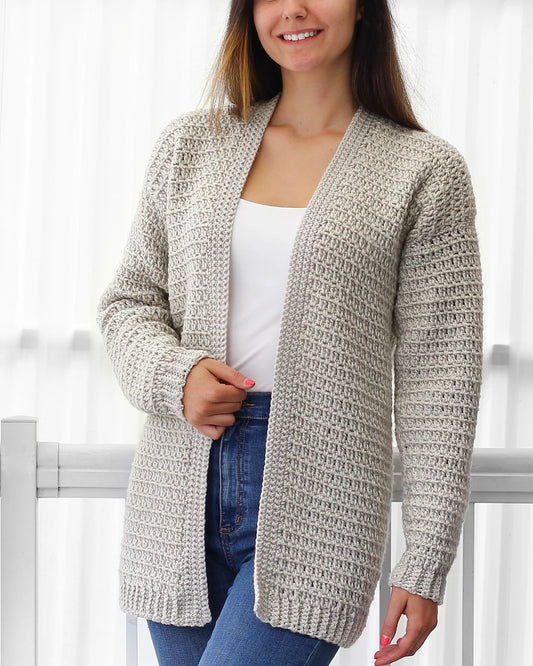 OLIVIA Crochet Cardigan Pattern – PDF Digital Download