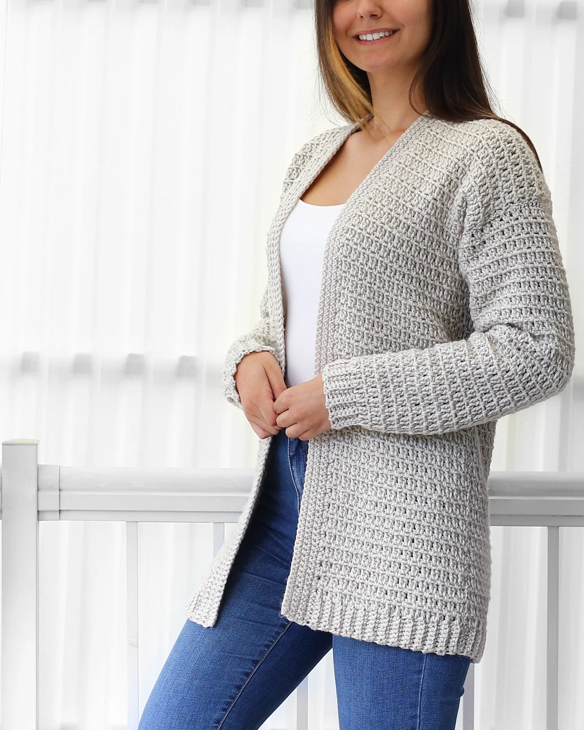 OLIVIA Crochet Cardigan Pattern – PDF Digital Download