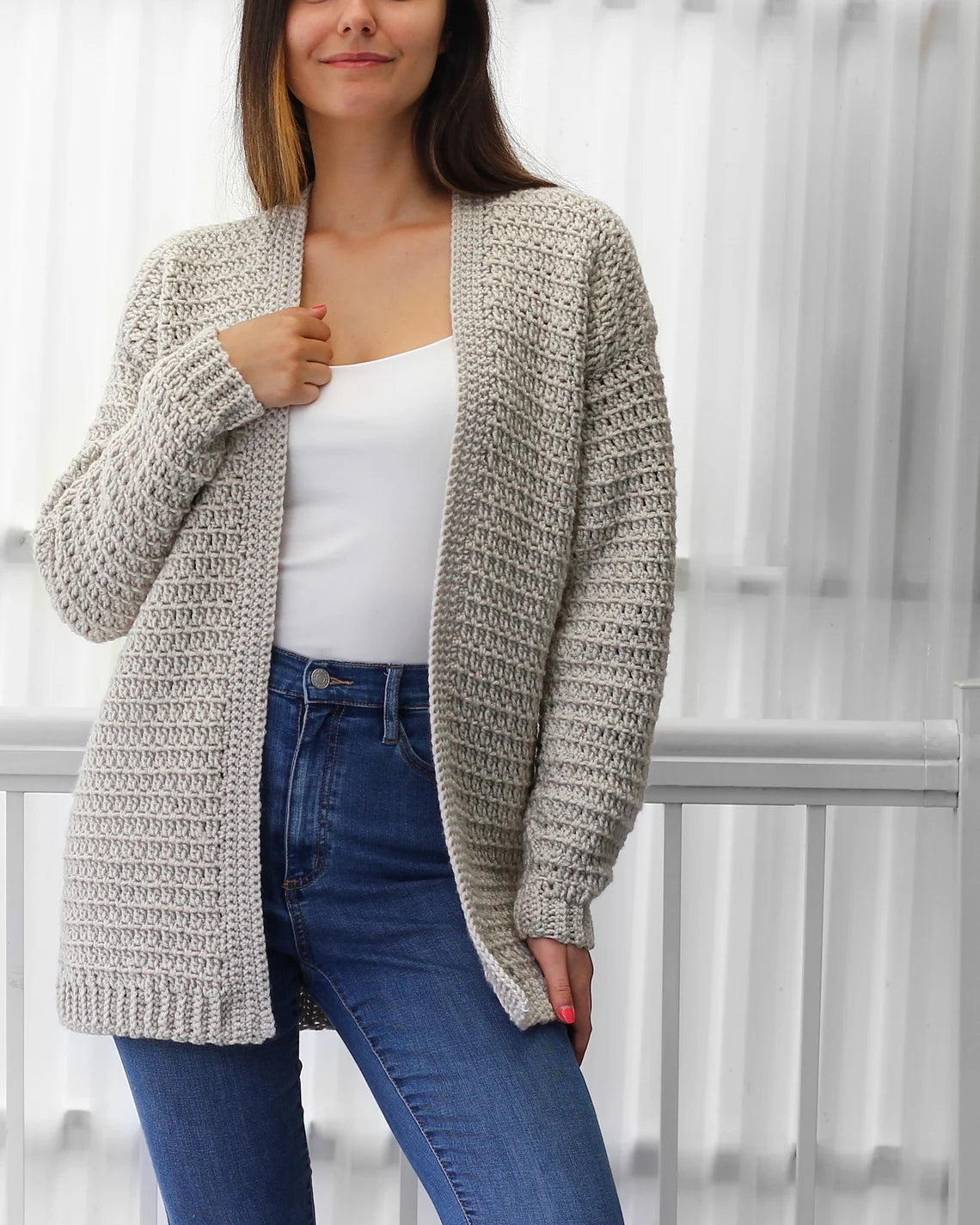 OLIVIA Crochet Cardigan Pattern – PDF Digital Download