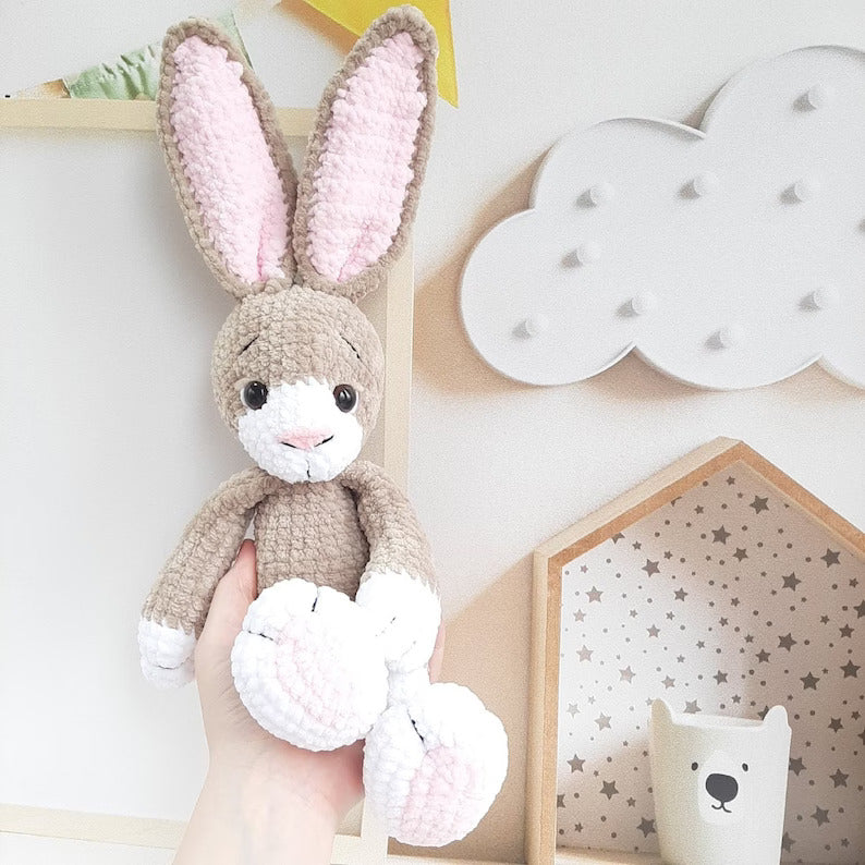 Crochet PATTERN Bunny Rabbit, Amigurumi tutorial PDF